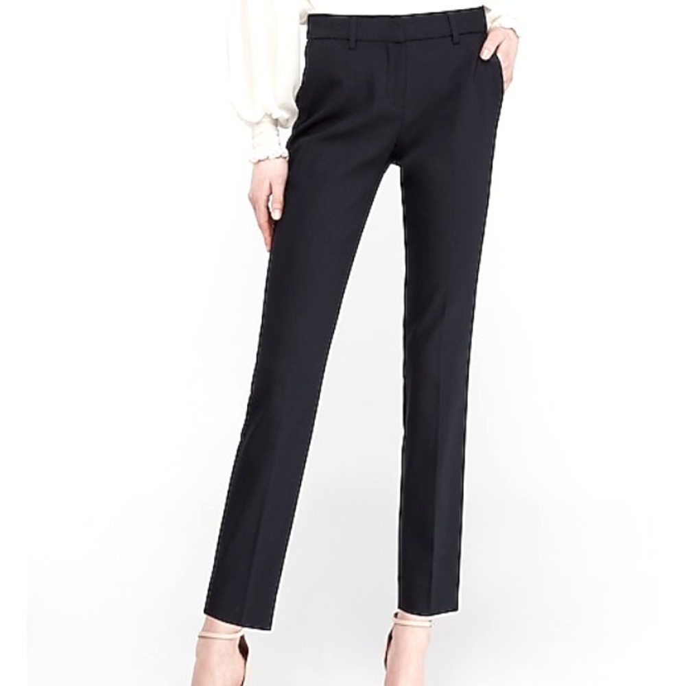 Express Columnist Mid Rise Ankle Pant